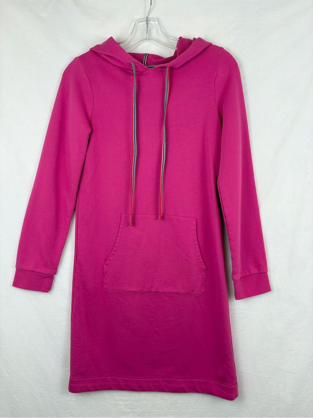 Boden Oriel Hooded Sweatshirt Dress Pink Size 2